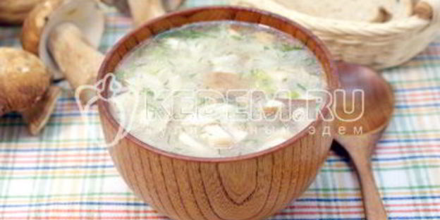 щи с грибами