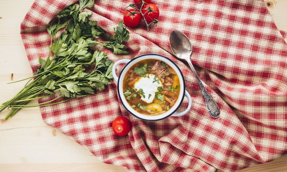 Рецепт щей с опятами