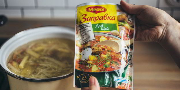 щи с опятами