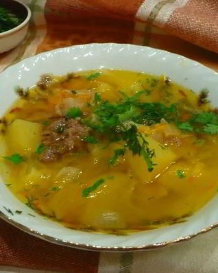 Щи с тушенкой