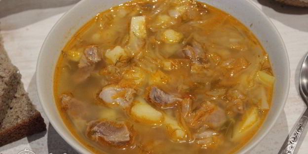 щи со свининой