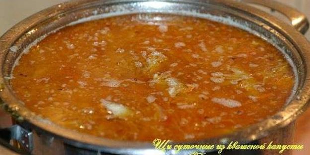 щи суточные из квашенной капусты