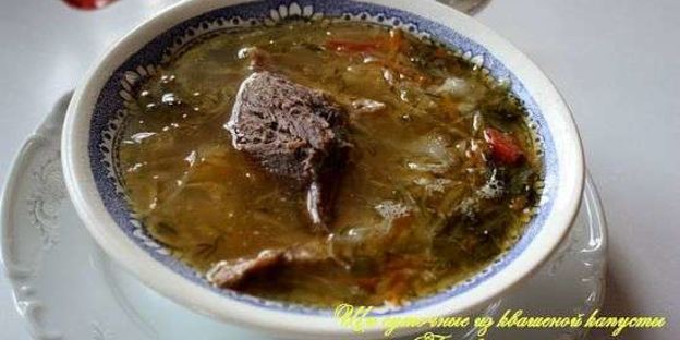 щи суточные из квашенной капусты
