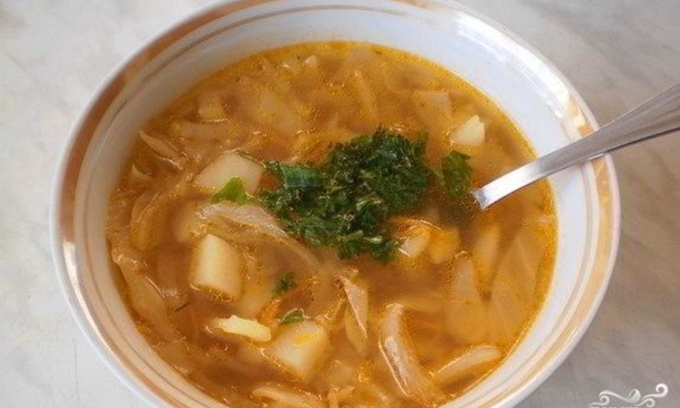 Рецепт вегетарианских щей в мультиварке