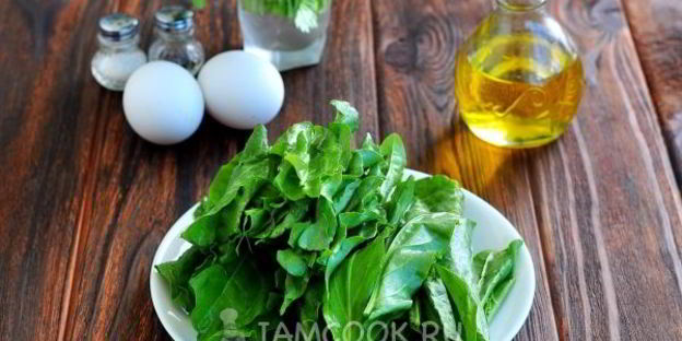 зеленые щи со щавелем и яйцом