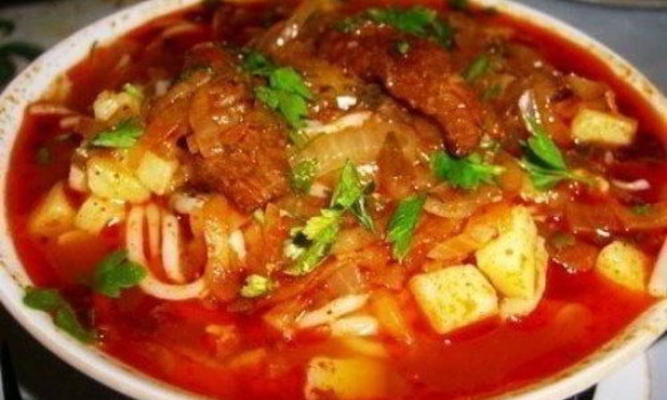 Рецепт густого супа шурпа с говядиной