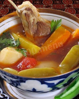 Классическая шурпа из говядины