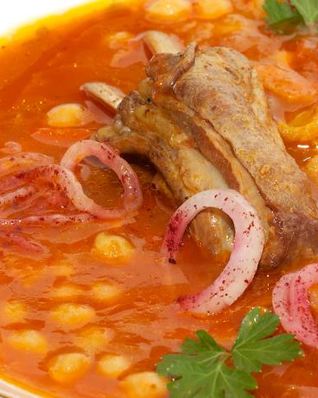 Коурма шурпа, жареная