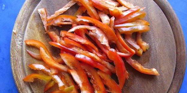 коурма шурпа, жареная