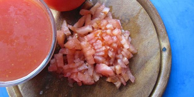 коурма шурпа, жареная