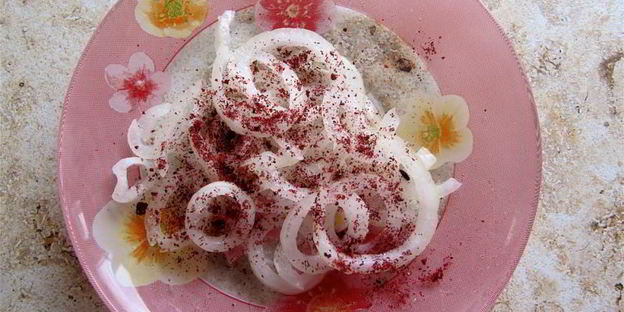 коурма шурпа, жареная