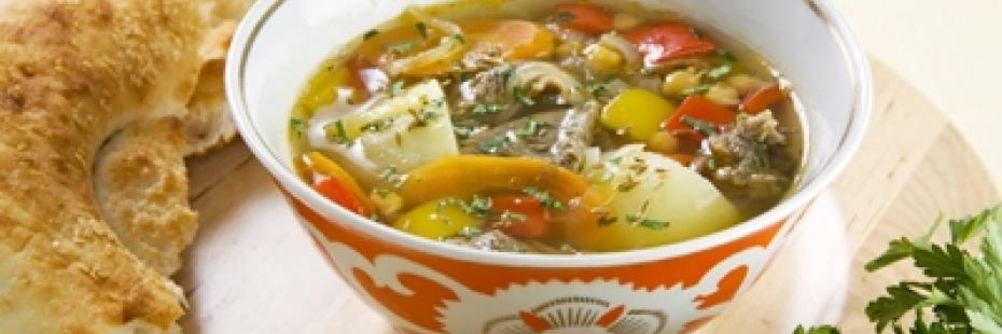 Шурпа из баранины с нутом