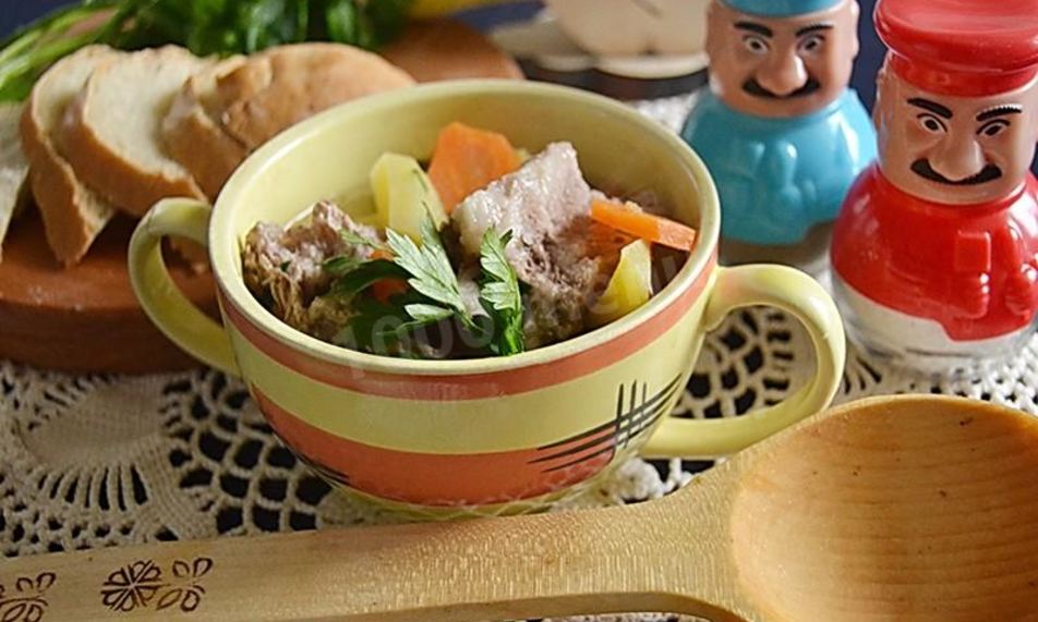 Рецепт шурпы из баранины в мультиварке