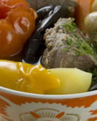 Шурпа из бараньей лопатки