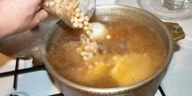 шурпа из курицы с зеленью