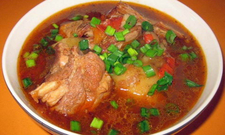 Рецепт шурпы из свиных ребрышек