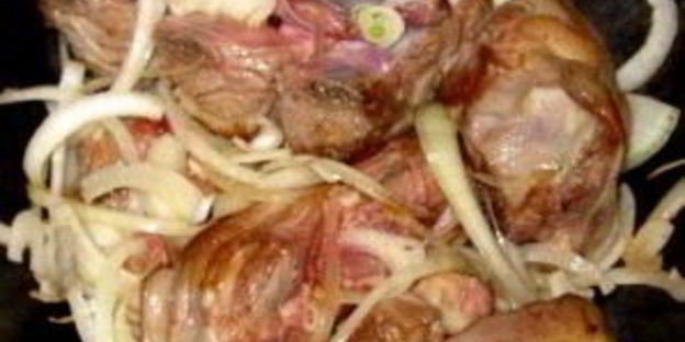 шурпа из свиных ребрышек