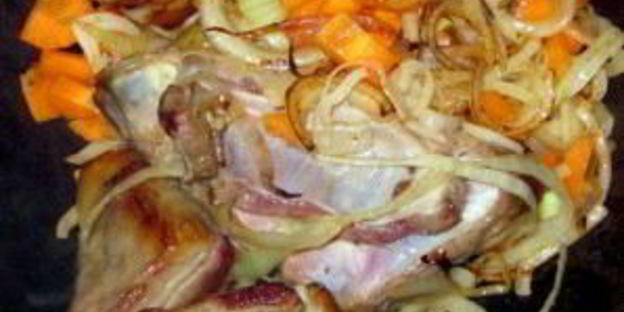 шурпа из свиных ребрышек