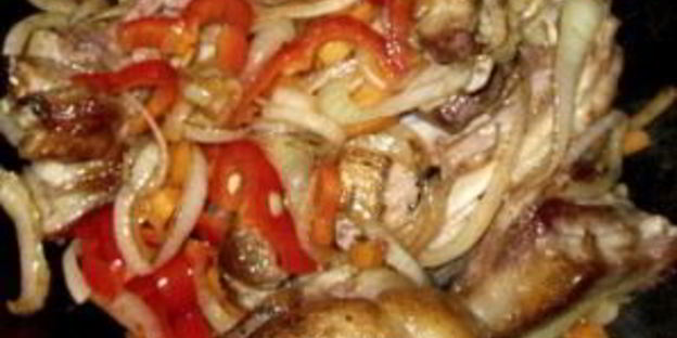 шурпа из свиных ребрышек