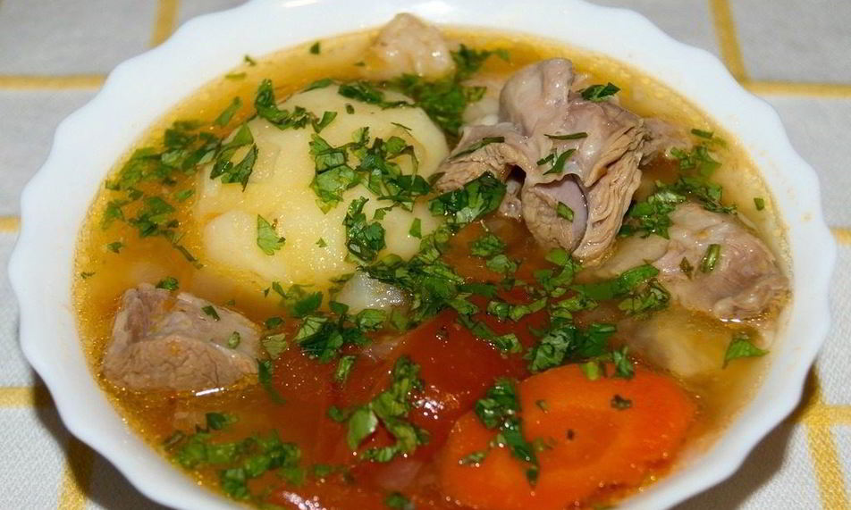 Рецепт шурпы кайнатма