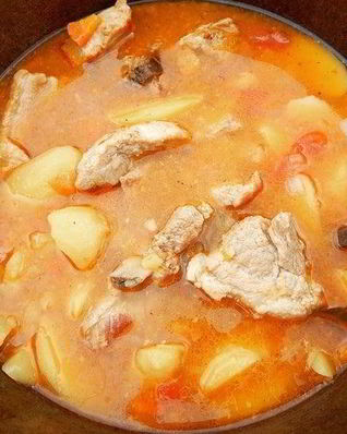 Шурпа на костре