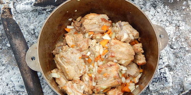 шурпа на костре