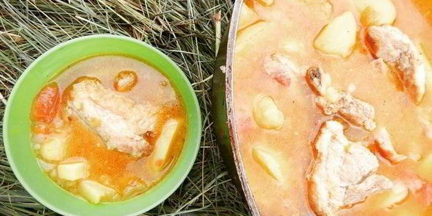 шурпа на костре