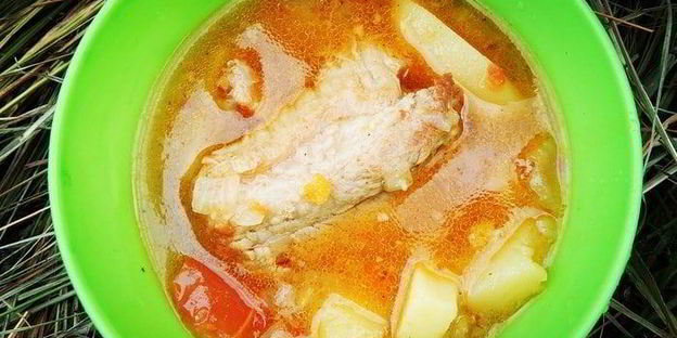 шурпа на костре