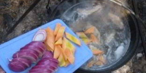 шурпа с баклажанами