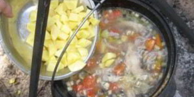 шурпа с баклажанами