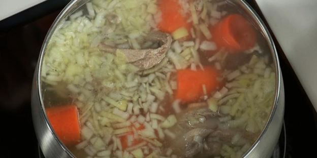 шурпа с баклажаном