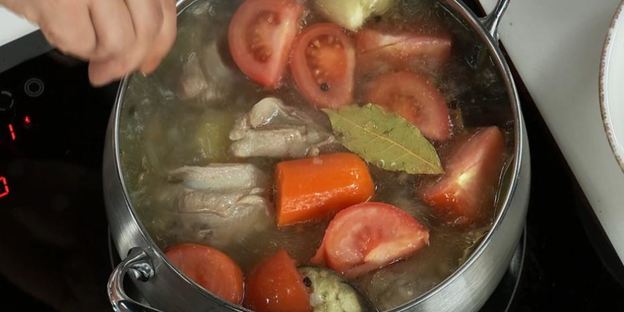 шурпа с баклажаном