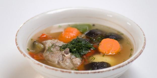 шурпа с баклажаном