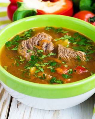 Шурпа с нутом