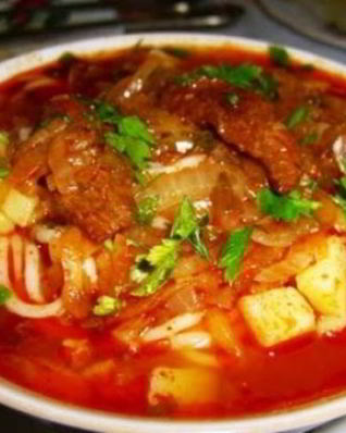 Шурпа в мультиварке из говядины