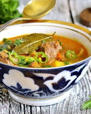 Суп Шурпа из свинины