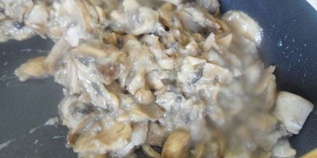 сливочный крем-суп с шампиньонами