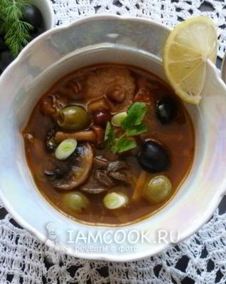 Грибная сборная солянка