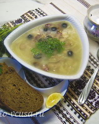 Мясная солянка