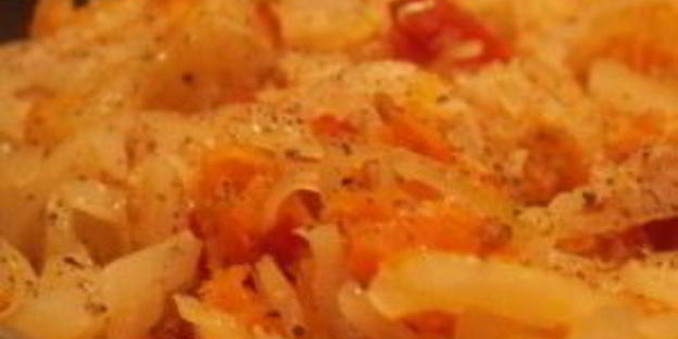 постная солянка из свежей капусты