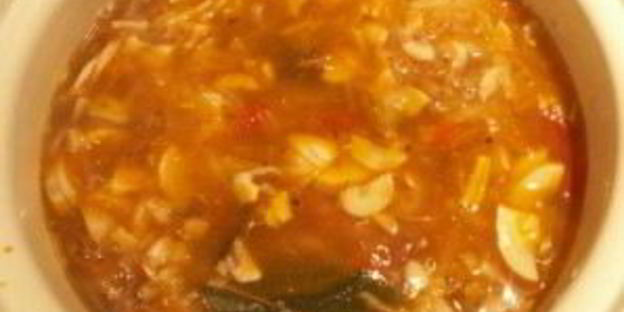 постная солянка из свежей капусты