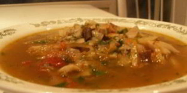 постная солянка из свежей капусты