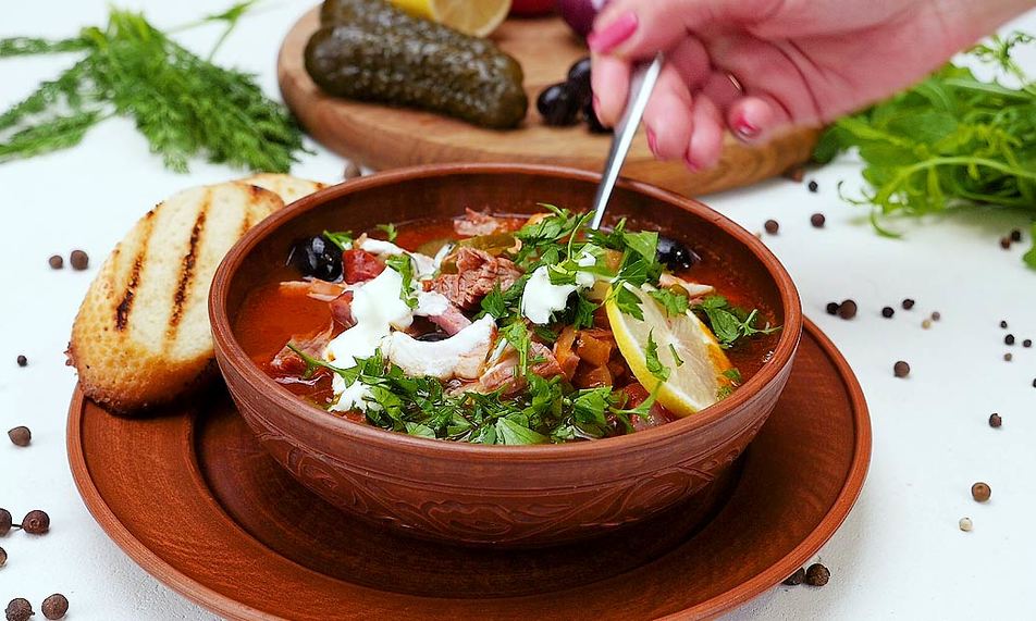 Рецепт сборной мясной солянки