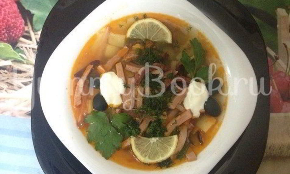 Рецепт сборной солянки в мультиварке