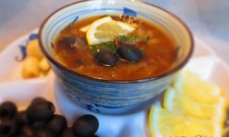 Рецепт солянки грибной постной