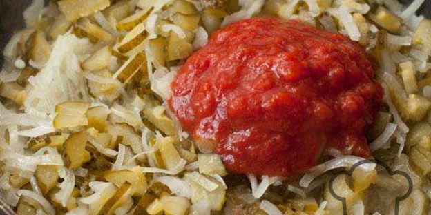 солянка грибная постная