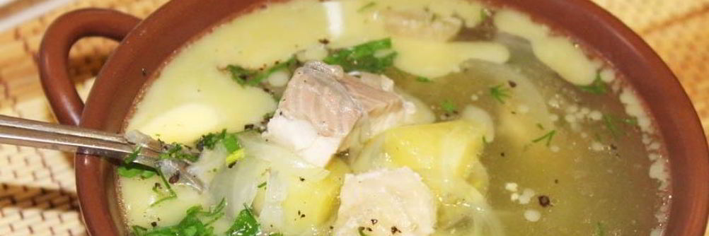 Солянка из осетра