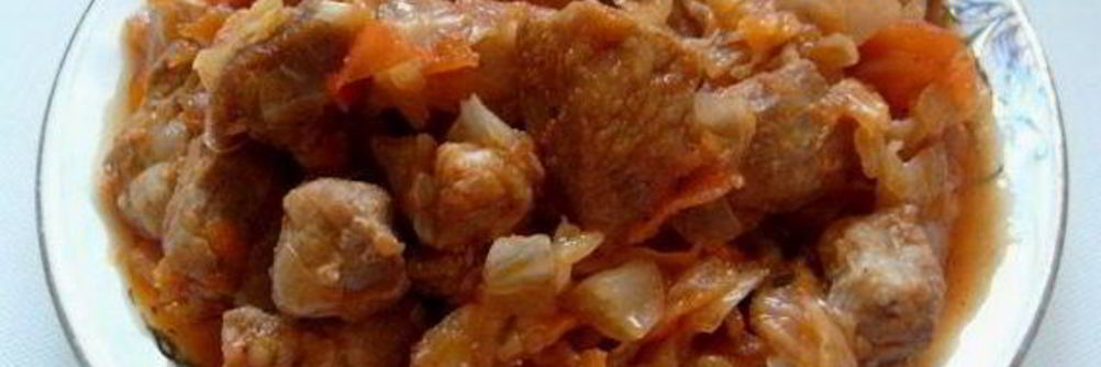 Солянка из свежей капусты с мясом