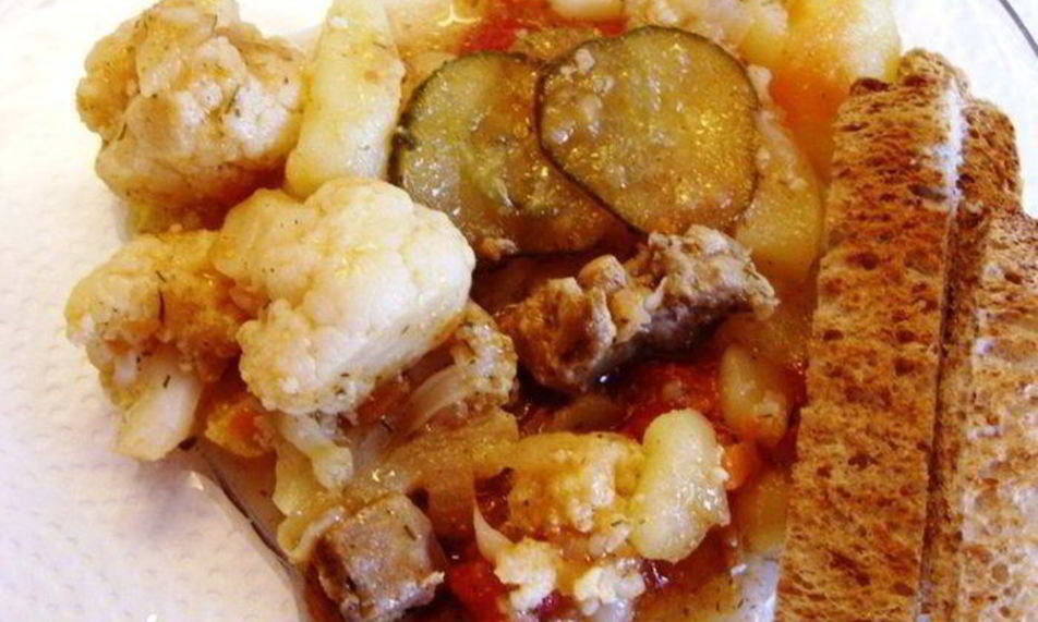 Рецепт солянки овощной с мясом