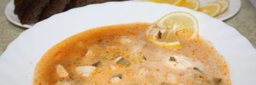 Солянка рыбная из судака